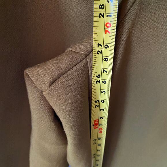 Zara Olive Green Straight Leg Ankle Dress Pants Slacks Workwear Women's Large - Picture 10 of 12